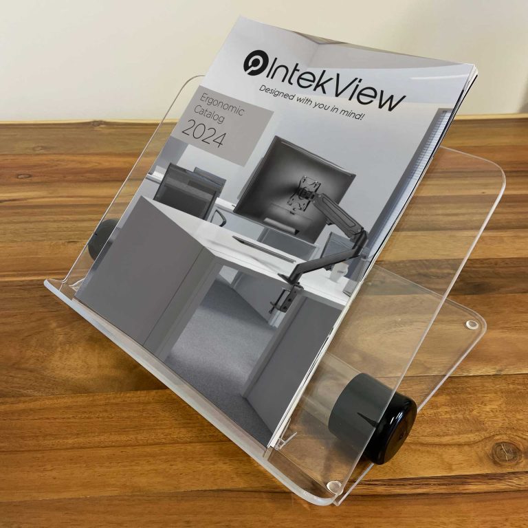Computer Copyholder IntekView Acrylic Copy Holder – 12”x9” – EDHCH1000 – IntekView